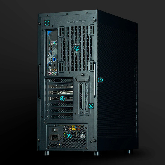 Кутия за компютър Zalman Case ATX - I4 Black - Full Mesh, 6 fans included
