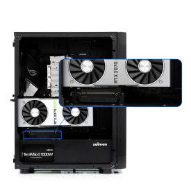 Кутия за компютър Zalman Case ATX - I4 Black - Full Mesh, 6 fans included