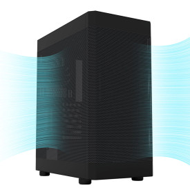 Кутия за компютър Zalman Case ATX - I4 Black - Full Mesh, 6 fans included