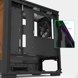 Кутия за компютър Zalman P10 NAMU, Black