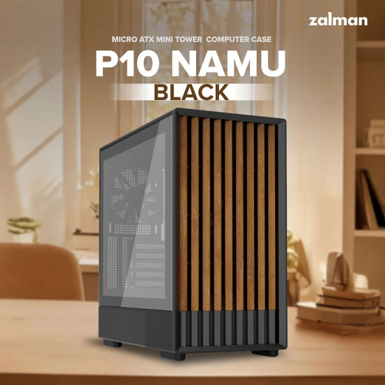 Кутия за компютър Zalman P10 NAMU, Black