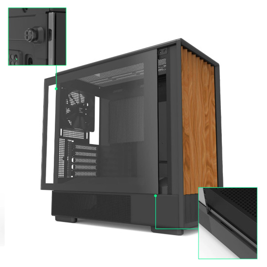 Кутия за компютър Zalman P10 NAMU, Black
