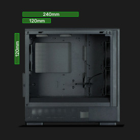 Кутия за компютър Zalman P10 NAMU, Black