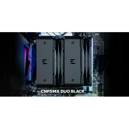 Охладител за процесор Zalman CPU Cooler CNPS14X DUO Black - Dual-Tower - LGA1851/AM5