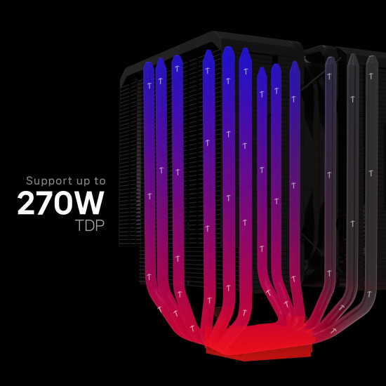 Охладител за процесор Zalman CPU Cooler CNPS14X DUO Black - Dual-Tower - LGA1851/AM5