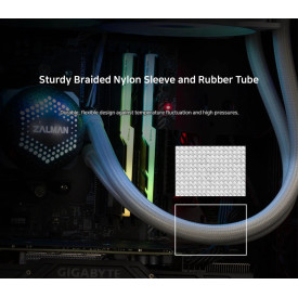 Водно охлаждане Zalman Water Cooling ALPHA 24 WHITE - Addressable RGB - LGA1700/AM5