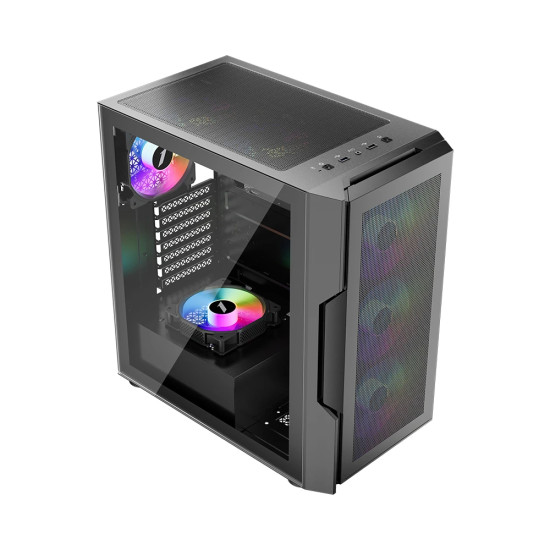 Кутия за компютър 1stPlayer Case ATX - TRILOBITE T7-P - 4 fans included