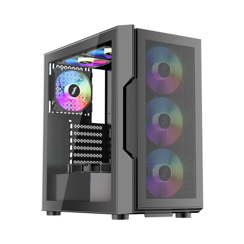 Кутия за компютър 1stPlayer Case ATX - TRILOBITE T7-P - 4 fans included