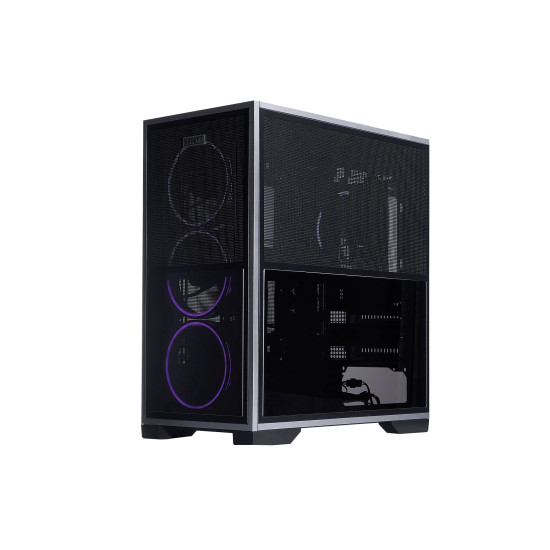 Кутия за компютър 1stPlayer Case EATX - IF8 Black - 4 x 140 mm A-RGB fans included, USB-C