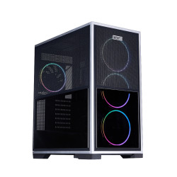 Кутия за компютър 1stPlayer Case EATX - IF8 Black - 4 x 140 mm A-RGB fans included, USB-C