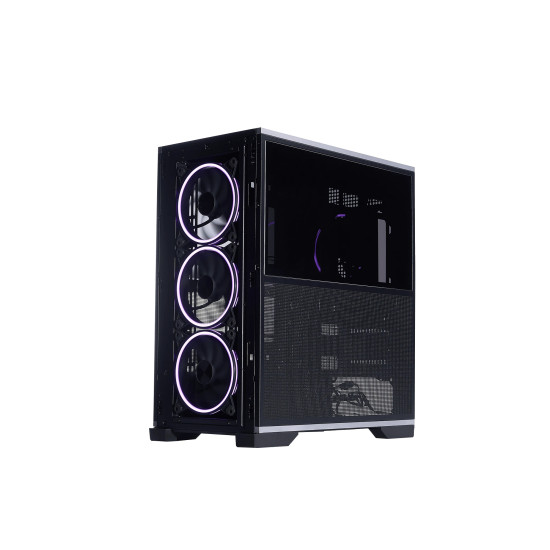 Кутия за компютър 1stPlayer Case EATX - IF8 Black - 4 x 140 mm A-RGB fans included, USB-C