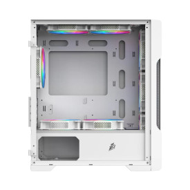 Кутия за компютър 1stPlayer Case mATX - TRILOBITE T3 Mesh White