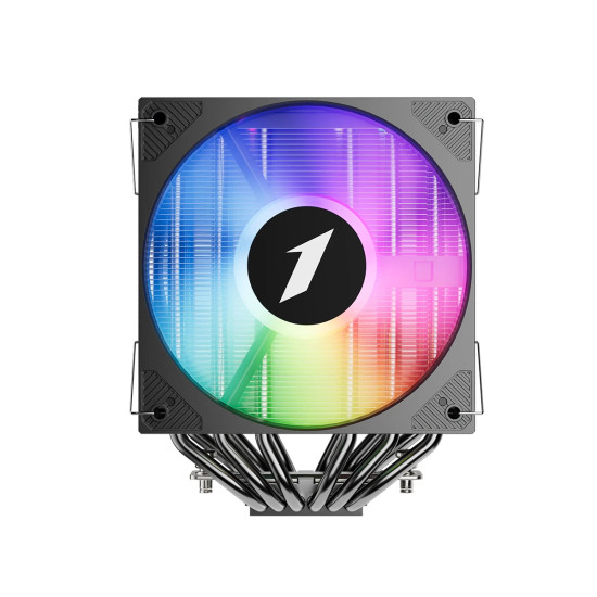 Охладител за процесор 1stPlayer CPU Cooler CRYO CY12LD Black - LGA1851/AM5, Dual-Tower, ARGB