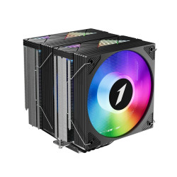 Охладител за процесор 1stPlayer CPU Cooler CRYO CY12LD Black - LGA1851/AM5, Dual-Tower, ARGB