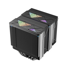 Охладител за процесор 1stPlayer CPU Cooler CRYO CY12LD Black - LGA1851/AM5, Dual-Tower, ARGB