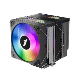 Охладител за процесор 1stPlayer CPU Cooler CRYO CY12LD Black - LGA1851/AM5, Dual-Tower, ARGB