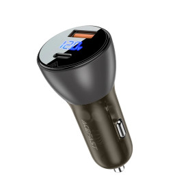 Зарядно за кола Acefast Fast Charger Car PD3.0 63W - B6 - USB-A x 1, USB-C x 1, Black