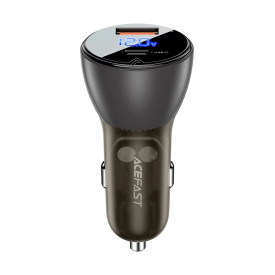 Зарядно за кола Acefast Fast Charger Car PD3.0 63W - B6 - USB-A x 1, USB-C x 1, Black