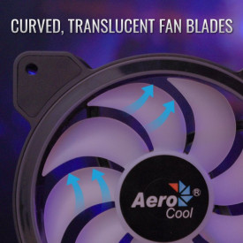 Комплект вентилатори AeroCool Fan Pack 3-in-1 3x120mm - Saturn 12F ARGB Pro - Addressable RGB with Hub, Remote - ACF3-ST10247.01
