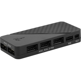 Комплект вентилатори AeroCool Fan Pack 3-in-1 3x120mm - Saturn 12F ARGB Pro - Addressable RGB with Hub, Remote - ACF3-ST10247.01
