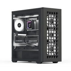 Кутия за компютър AeroCool Case ATX - D502A Black, Addressable RGB