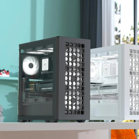Кутия за компютър AeroCool Case ATX - D502A Black, Addressable RGB