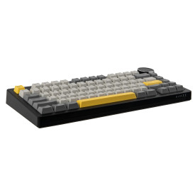 Клавиатура Ajazz Gaming Mechanical Keyboard AK820 V2 - Arctic Isle Magnetic Switch [Linear] (English US), Black, Gray, Yellow