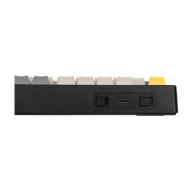 Клавиатура Ajazz Gaming Mechanical Keyboard AK820 V2 - Arctic Isle Magnetic Switch [Linear] (English US), Black, Gray, Yellow