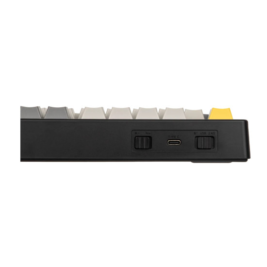Клавиатура Ajazz Gaming Mechanical Keyboard AK820 V2 - Arctic Isle Magnetic Switch [Linear] (English US), Black, Gray, Yellow