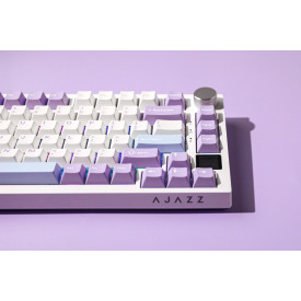 Безжична клавиатура Ajazz Wireless Gaming Mechanical Keyboard AK820 PRO - Flying Fish [Linear] (English US), Purple