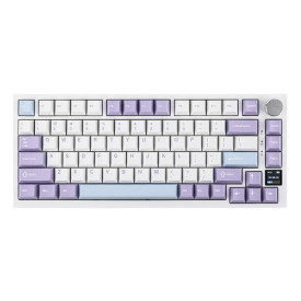 Безжична клавиатура Ajazz Wireless Gaming Mechanical Keyboard AK820 PRO - Flying Fish [Linear] (English US), Purple
