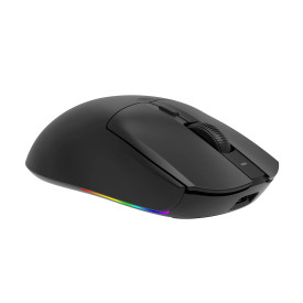 Безжична мишка Ajazz AJ139 V2 MC - Wireless Gaming Mouse - 1K, Magnetic Charging Dock, Black