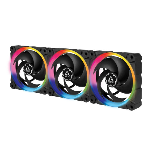 Комплект вентилатори Arctic Fan SET 3x120mm - BioniX P120 A-RGB Bundle with controller/remote