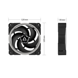 Комплект вентилатори Arctic Fan SET 3x120mm - BioniX P120 A-RGB Bundle with controller/remote