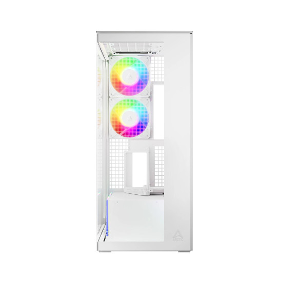 Кутия за компютър ARCTIC Xtender VG, E-ATX, Mid-Tower, Dual Chamber, 5 ARGB, White