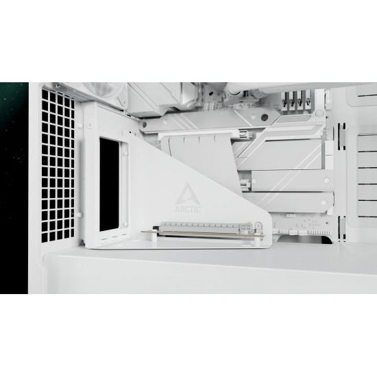 Кутия за компютър ARCTIC Xtender VG, E-ATX, Mid-Tower, Dual Chamber, 5 ARGB, White