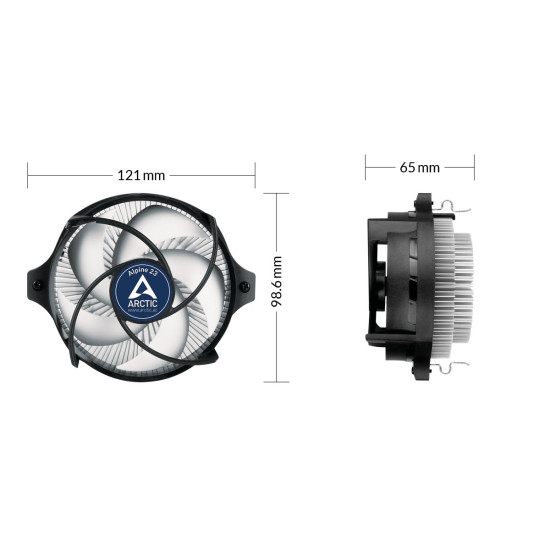 Охладител за процесор Arctic за процесор CPU Cooler Alpine 23 - AM4