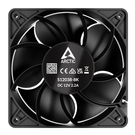 Сървърен вентилатор Arctic, 120x120x38, Dual Ball, S12038-8K, ACFAN00294A