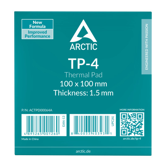 Термопад Arctic Thermal pad TP-4 100x100mm, 1.5mm