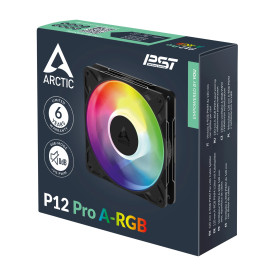 Вентилатор Arctic P12 Pro A-RGB, 120 mm, 400-3000 rpm, ARGB