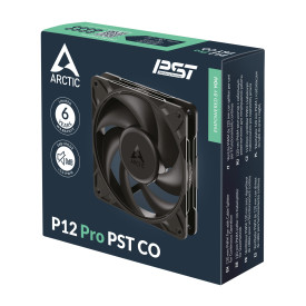 Вентилатор Arctic P12 Pro PST CO, 120 мм, 3000 RPM, 77 CFM, 25 dBA, 4 Pin PWM, Black 