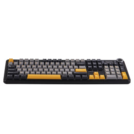 Безжична клавиатура Aula Wireless Gaming Mechanical Keyboard F108 PRO - Volcanic Switch [Linear] (English US), Black, Gray
