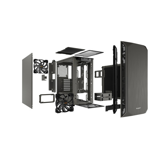 Кутия за компютър be quiet! Case ATX - Pure Base 500 Metallic Gray