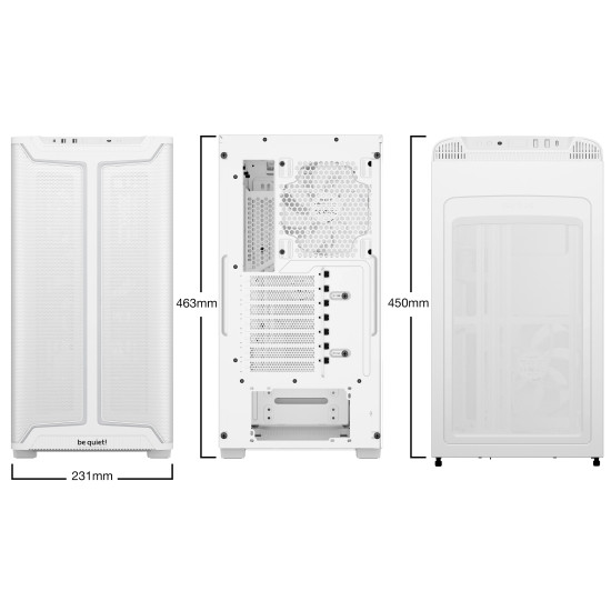 Кутия за компютър be quiet! Case ATX - Pure Base 501 DX White
