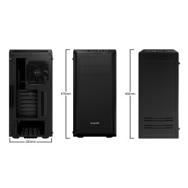 Кутия за компютър be quiet! Case ATX - Pure Base 600 Window Black