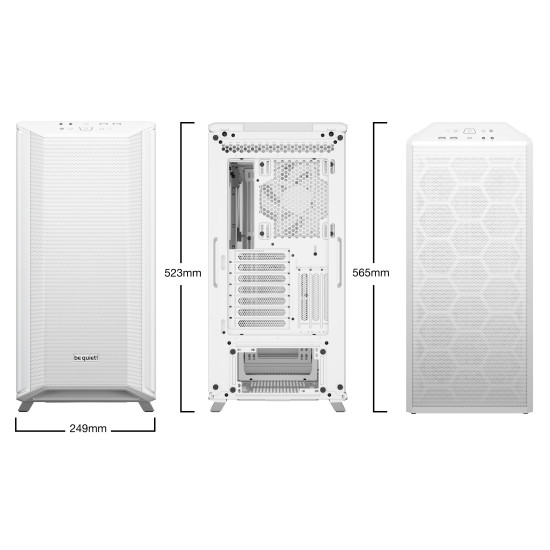 Кутия за компютър be quiet! Case EATX - Dark Base 701 White
