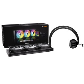 Водно охлаждане be quiet! Pure Loop 3 LX 360mm, ARGB, AIO, 3 x 120mm PWM fans, Silent pump, Black