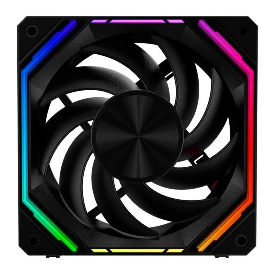 Комплект вентилатори Darkflash Fan Pack 3-in-1 3x120mm - INF32 Black, Daisy-Chain, Infinity Mirror, A-RGB