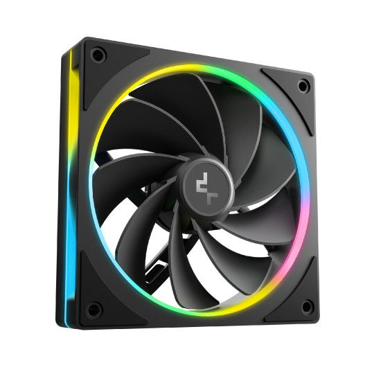 Комплект вентилатори DeepCool Fan Pack 3-in-1 3x120mm - FL12R SE Black, Reverse, Addressable RGB
