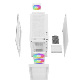 Кутия за компютър DeepCool Case EATX - CH560 Digital White A-RGB